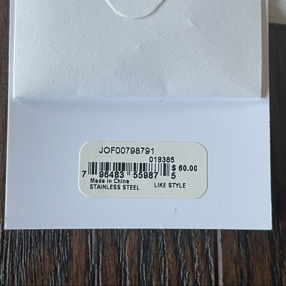 Fossil Rose Gold-Tone Stainless Steel Heart Pendant Necklace - Picture 4 of 4